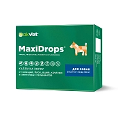 OKVET MaxiDrops капли для собак от клещей, блох, вшей и гельминтов от 40 до 60 кг