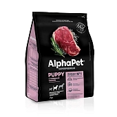 AlphaPet Superpremium сухой корм для щенков, беременных и кормящих собак средних пород