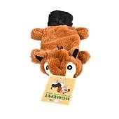 HOMEPET игрушка для собак бобер с пищалкой и шуршащим эффектом