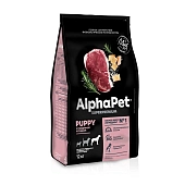 AlphaPet Superpremium сухой корм для щенков, беременных и кормящих собак крупных пород