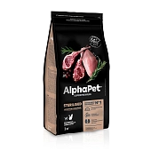 AlphaPet Superpremium сухой корм для взрослых стерилизованных кошек и котов