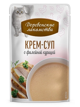 Деревенские лакомства Крем-суп лакомство для кошек