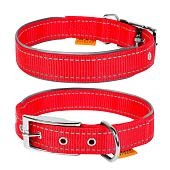 Collar ошейник Dog Extremе нейлоновый двойной со светоотражающей вставкой