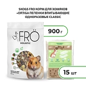 FRO корм для хомяков+Ortiga пеленки Classic 15 шт. (комбо-набор)