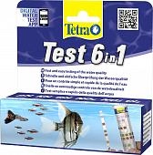 Тест-полоски для воды Tetra Test 6 в 1 GH/KH/NO2/NO3/pH/Cl