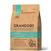 Grandorf 4 Meat & Rice Adult корм для взрослых собак средних и крупных пород