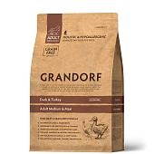 Grandorf Duck&Turkey корм для взрослых собак средних и крупных пород