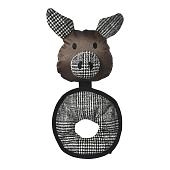 Pet-it Oxford игрушка для собак мягкая Свинка-кольцо с пищалкой