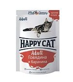 Happy Cat пауч для кошек (кусочки в соусе)