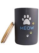 Mr.Kranch бокс керамический для хранения корма для кошек MEOW