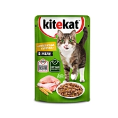 Kitekat пауч для кошек (кусочки в желе)