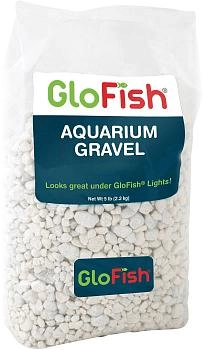 GloFish грунт Гравий Белый
