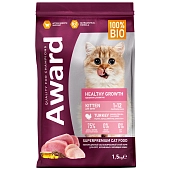Award Healthy growth сухой корм для котят от 1 месяца, беременных и кормящих кошек