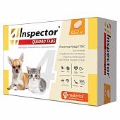 Inspector Quadro Tabs для кошек и собак (0,5-2 кг.)