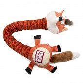 GiGwi Crunchy Neck игрушка для собак лиса с хрустящей шеей и пищалкой