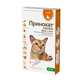 Принокат капли для кошек до 4 кг и хорьков