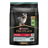 PRO PLAN SENSITIVE DIGESTION сухой корм для щенков средних пород с чувствительным пищеварением
