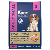 Brit Premium Dog Adult Small для взрослых собак мелких пород