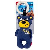 GiGwi Puffer Zoo игрушка для собак медведь с пищалкой