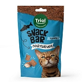 Triol Snack Bar лакомство для кошек Мини-подушечки с начинкой