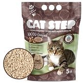 Cat Step Wood Original наполнитель древесный комкующийся