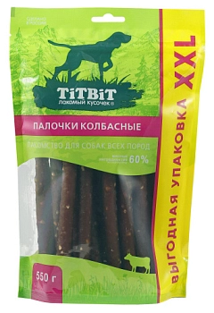 TiTBiT палочки колбасные для собак