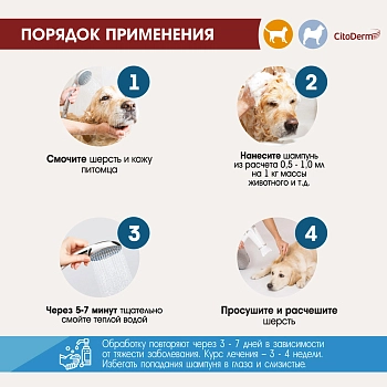 Цитодерм шампунь лечебный с хлоргексидином