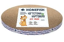 HOMEFISH когтеточка из гофрокартона с пропиткой кошачьей мятой
