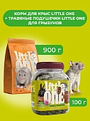 Little One Корм для крыс 900 г. + Травяные подушечки для грызунов 100 г. (комбо-набор)