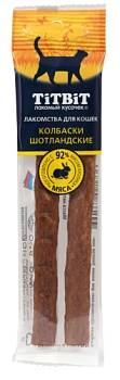TiTBiT Золотая коллекция колбаски Шотландские для кошек