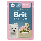 Brit Premium пауч для щенков миниатюрных пород (кусочки в соусе)