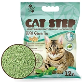 Cat Step Tofu Green Tea наполнитель растительный комкующийся