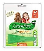 GreenFort neo БиоКапли от блох и клещей для собак 10-25 кг