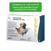 Стронгхолд капли при паразитарных болезнях собак 240 мг (20-40 кг)
