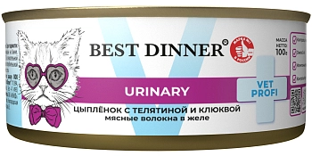 Best Dinner Vet Profi Urinary консервы для взрослых кошек при МКБ (в желе)