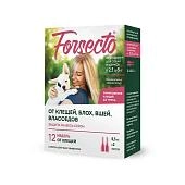 Forsecto капли инсектоакарицидные для собак и щенков от 2,5 до 5 кг