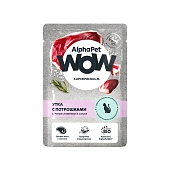 AlphaPet WOW пауч для кошек с чувствительным пищеварением (ломтики в соусе)