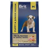 Brit Premium Dog Puppy and Junior Medium для щенков средних пород