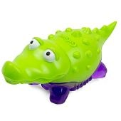 GiGwi Suppa Puppa игрушка для маленьких собак крокодильчик с пищалкой