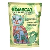 HOMECAT наполнитель силикагелевый впитывающий Алоэ Вера