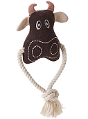 Hunter игрушка Корова с канатом для собак