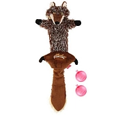 Gigwi Plush Friendz игрушка для собак Шкурка волка со сменными пищалками
