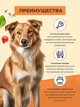 TiTBiT мясное печенье крекер