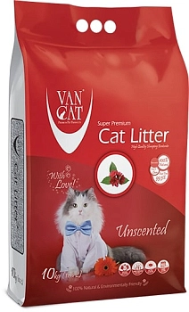 Van Cat наполнитель минеральный комкующийся Натуральный