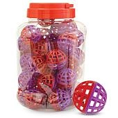 Triol игрушка для кошек Мяч-погремушка двухцветный (1 шт)