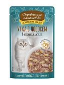 Деревенские лакомства пауч для кошек (кусочки в нежном желе)