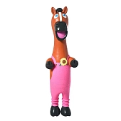 HOMEPET Premium игрушка для собак лошадь с пищалкой