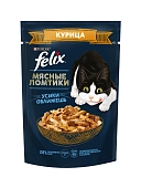 Felix Мясные ломтики пауч для кошек (кусочки в соусе)