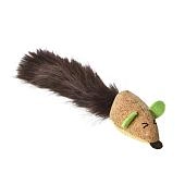 Pet-it игрушка для кошек мягкая мышка Муся с пушистым хвостом с мятой
