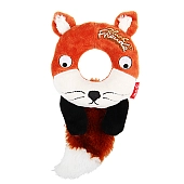 Gigwi Plush Friendz мягкая игрушка для собак Лиса-кольцо с пищалкой